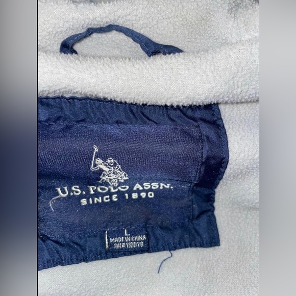 Polo puffer jacket with warm fleece lining - Picture 6 of 10